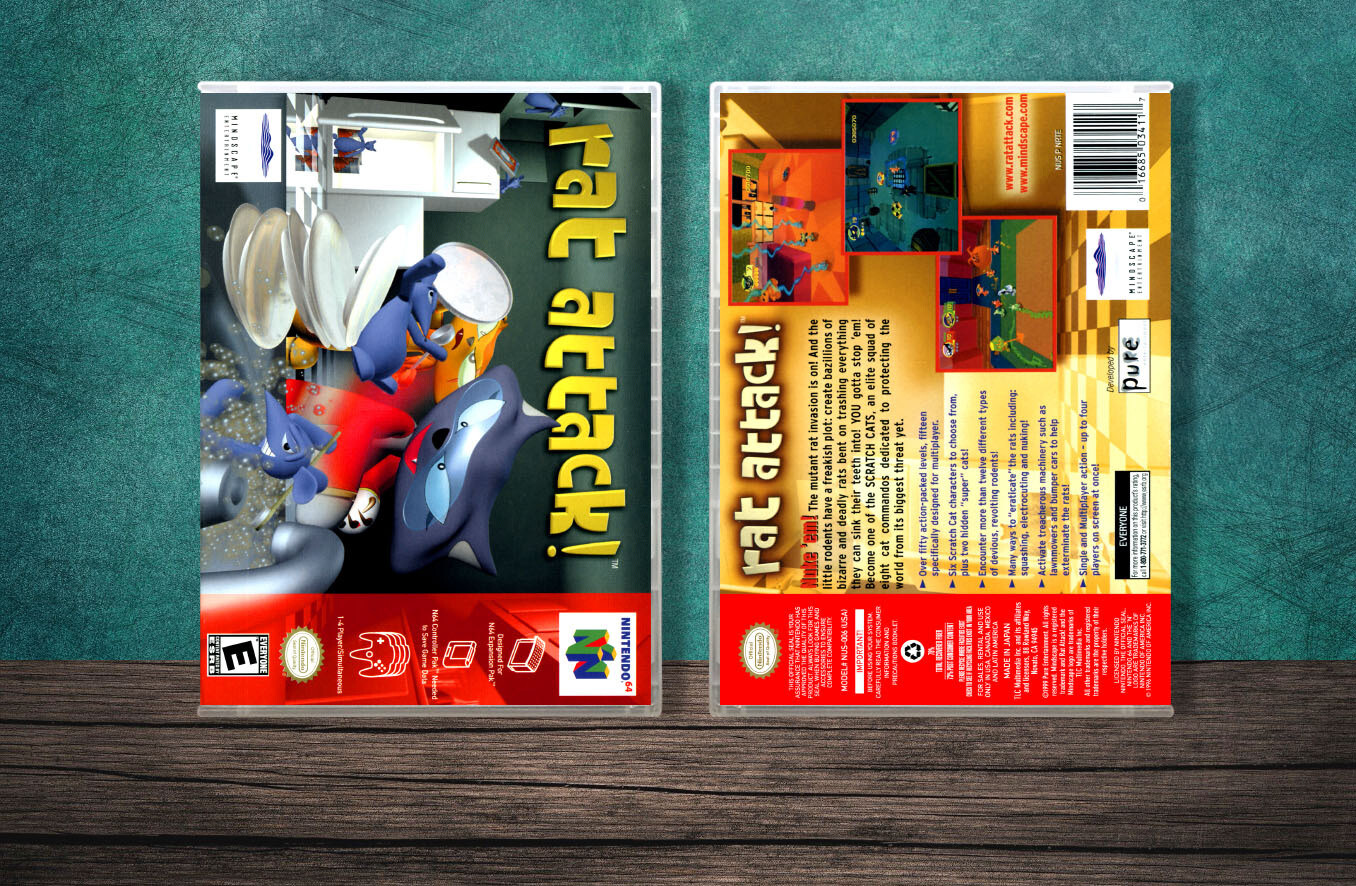 Rat Attack, Case Color: CLEAR (Transparent)