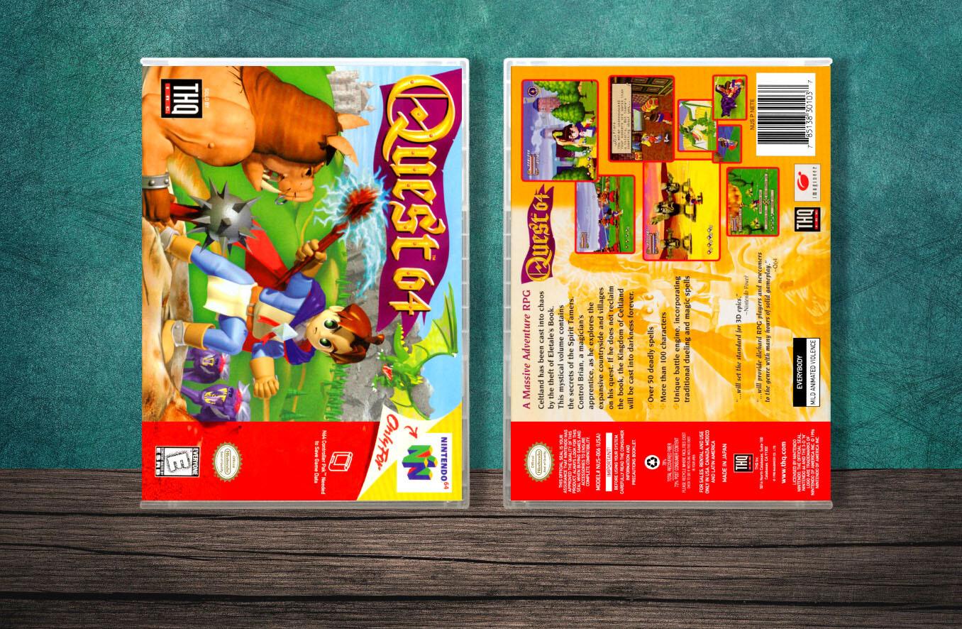 Quest 64, Case Color: CLEAR (Transparent)