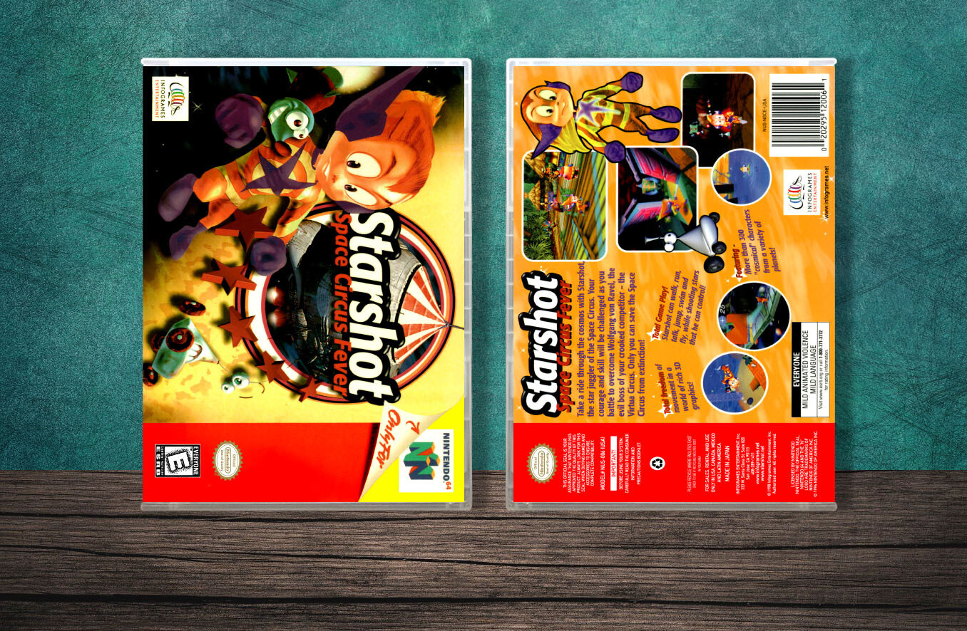 Starshot: Space Circus Fever, Case Color: CLEAR (Transparent)