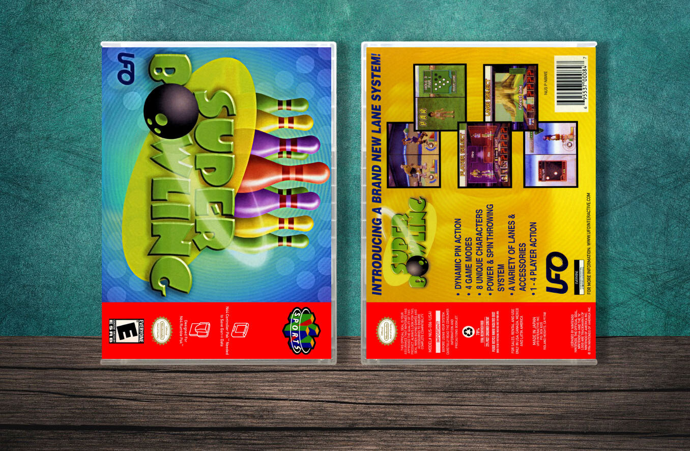 Super Bowling, Case Color: CLEAR (Transparent)