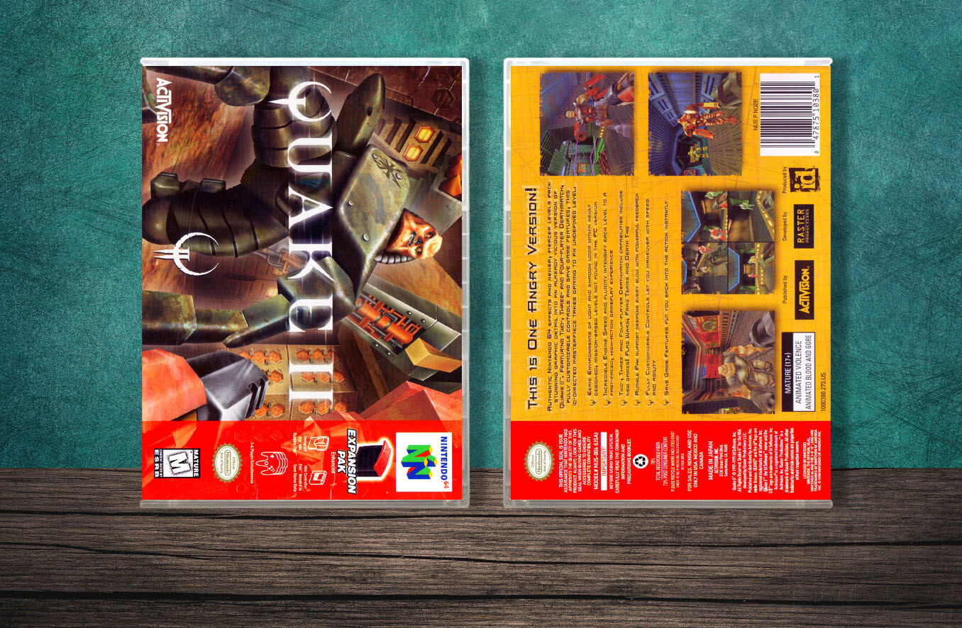 Quake II, Case Color: CLEAR (Transparent)