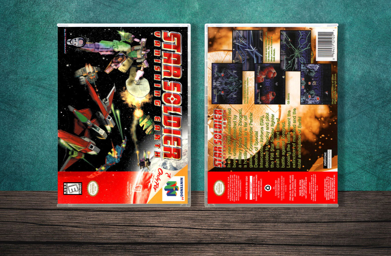 Star Soldier: Vanishing Earth, Case Color: CLEAR (Transparent)