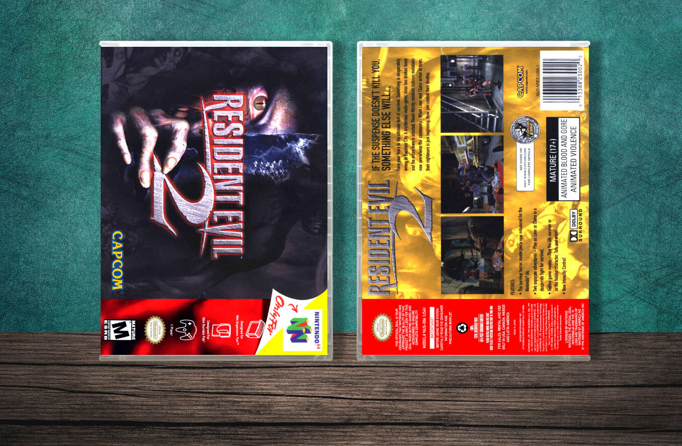 Resident Evil 2, Case Color: CLEAR (Transparent)