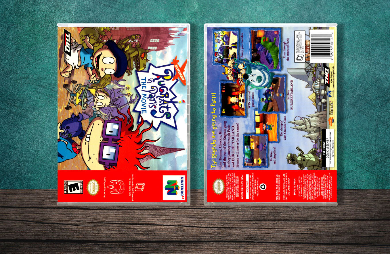 Rugrats in Paris: The Movie, Case Color: CLEAR (Transparent)