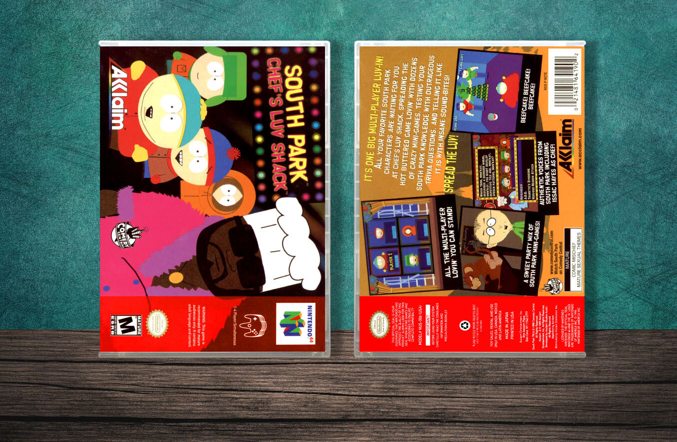 South Park: Chef&#39;s Luv Shack, Case Color: CLEAR (Transparent)