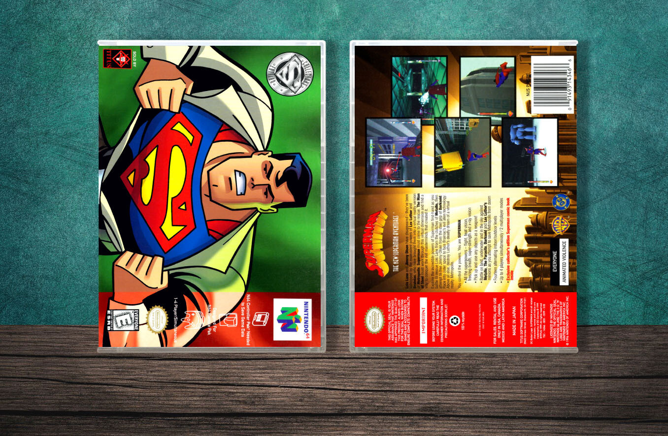 Superman 64, Case Color: CLEAR (Transparent)