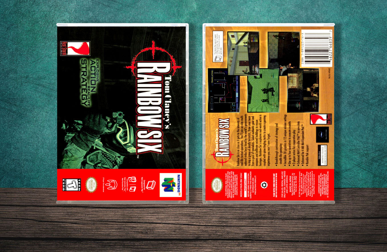 Tom Clancy&#39;s Rainbow Six, Case Color: CLEAR (Transparent)