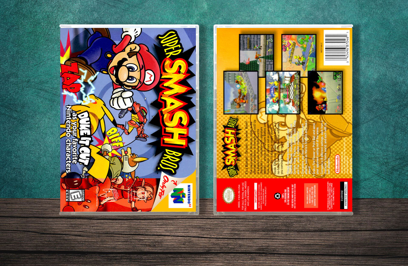 Super Smash Bros., Case Color: CLEAR (Transparent)