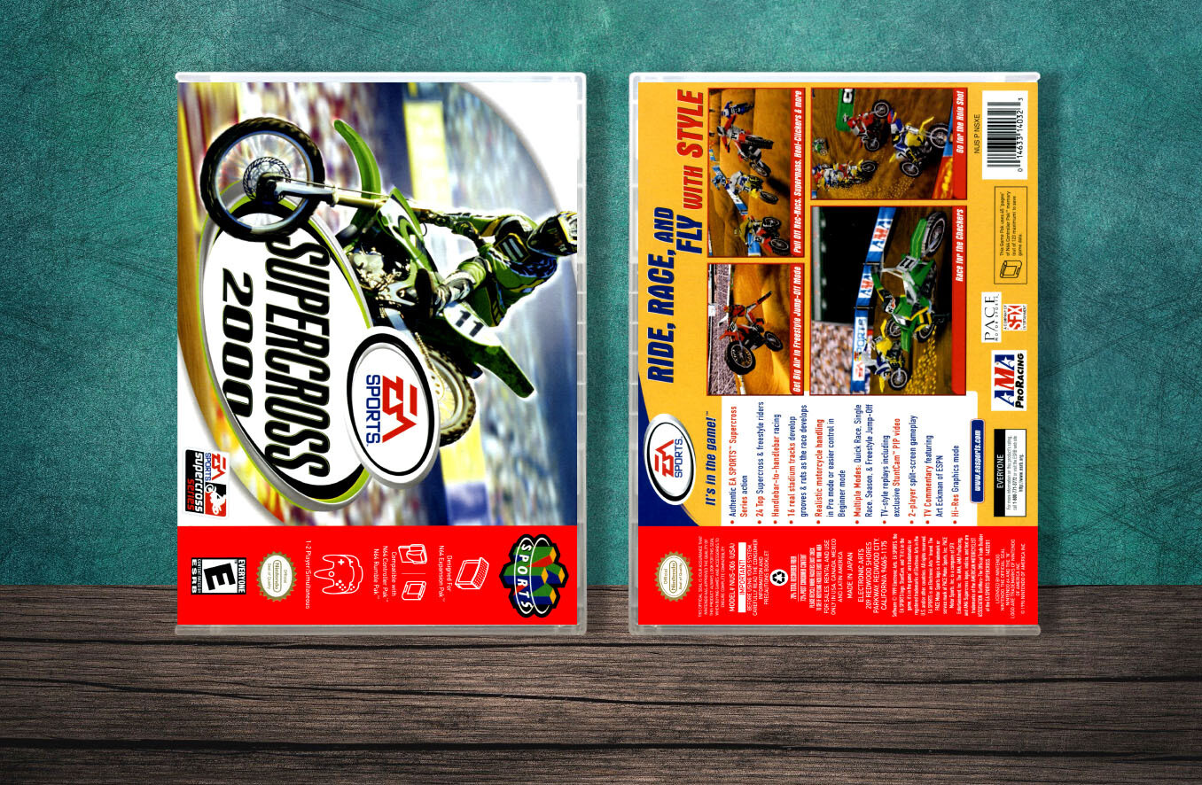 SuperCross 2000, Case Color: CLEAR (Transparent)