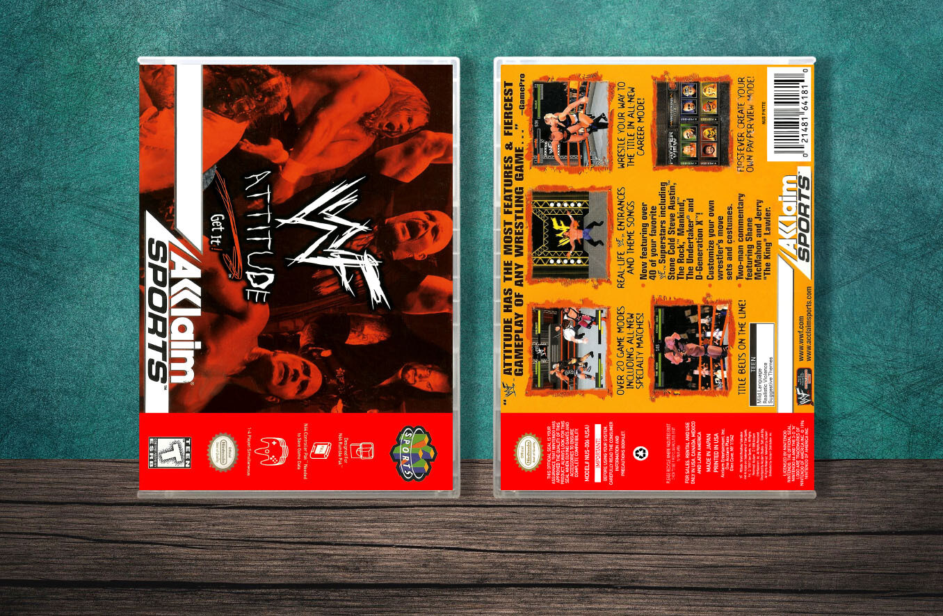 WWF Attitude, Case Color: CLEAR (Transparent)