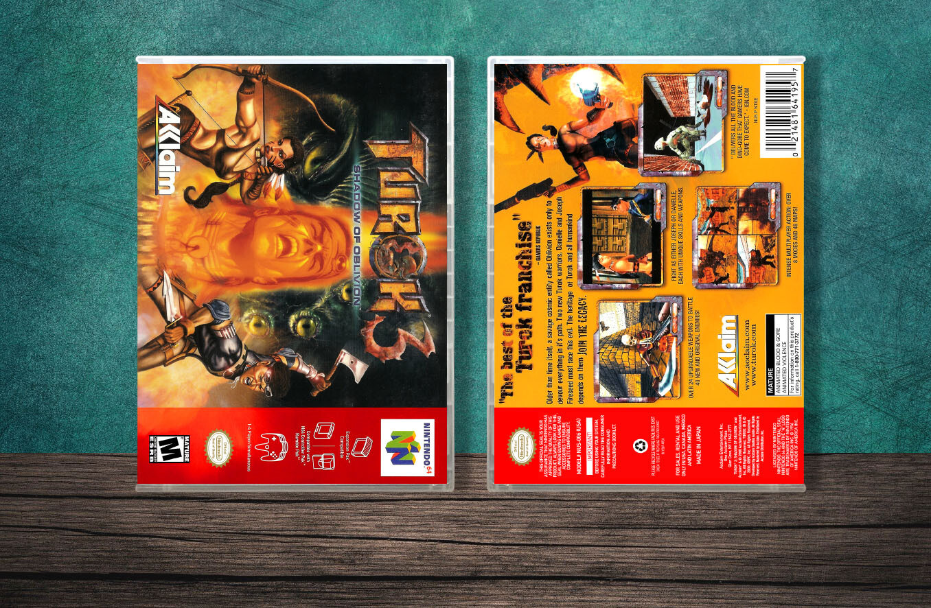 Turok 3: Shadow of Oblivion, Case Color: CLEAR (Transparent)