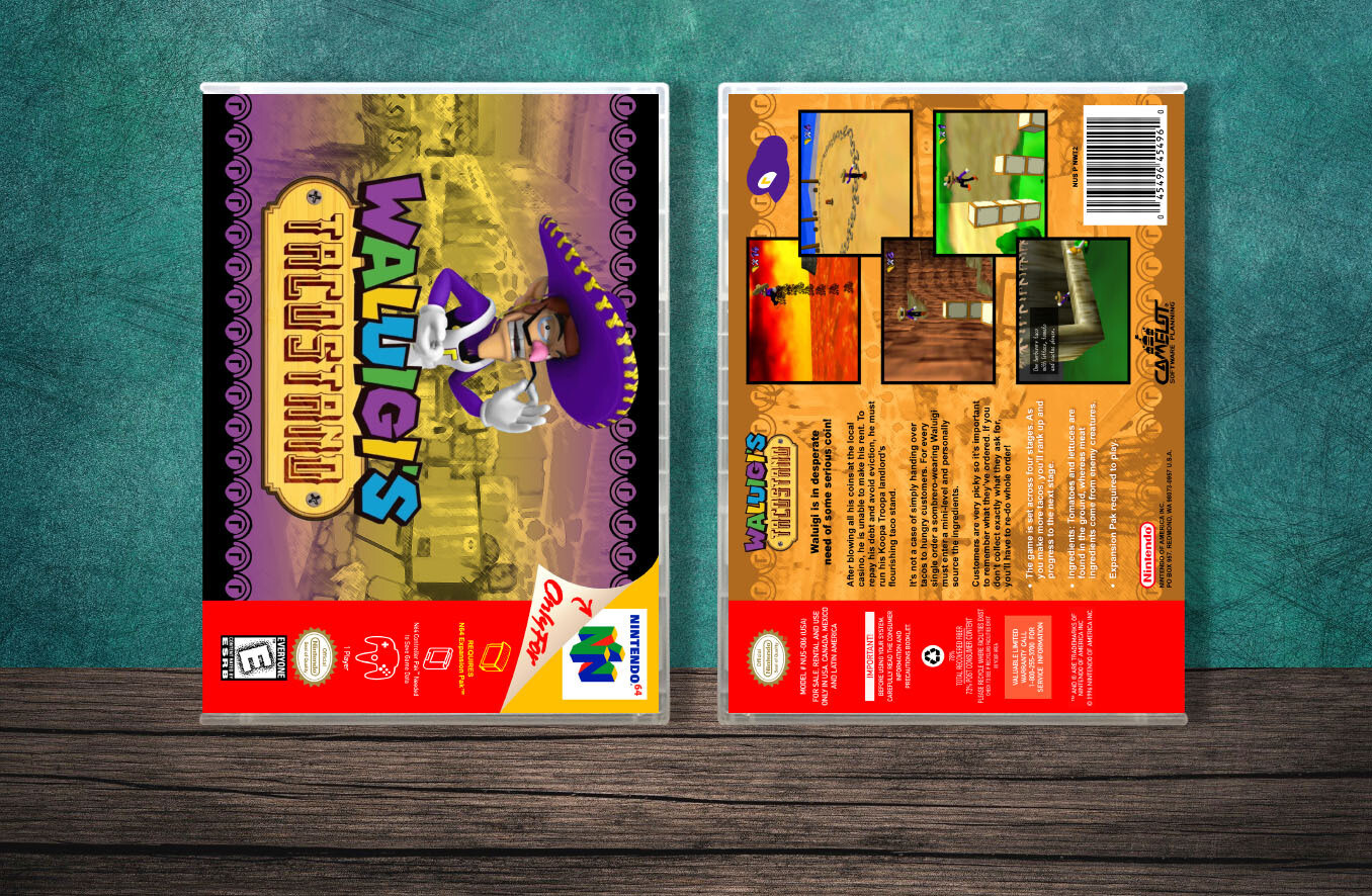Waluigi&#39;s Taco Stand, Case Color: CLEAR (Transparent)