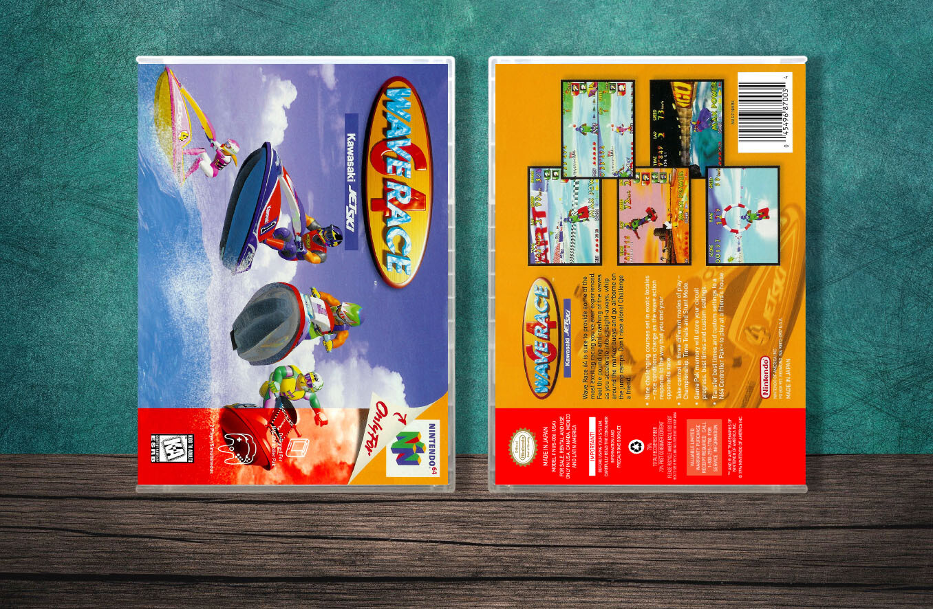 Wave Race 64, Case Color: CLEAR (Transparent)