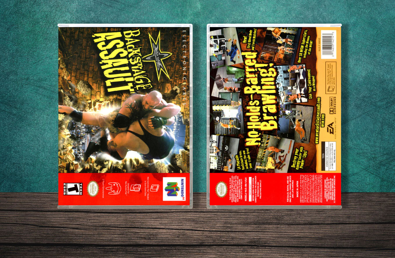 WCW Backstage Assault, Case Color: CLEAR (Transparent)
