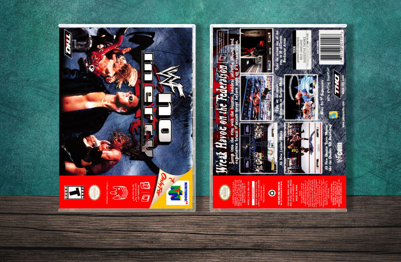 WWF No Mercy, Case Color: CLEAR (Transparent)