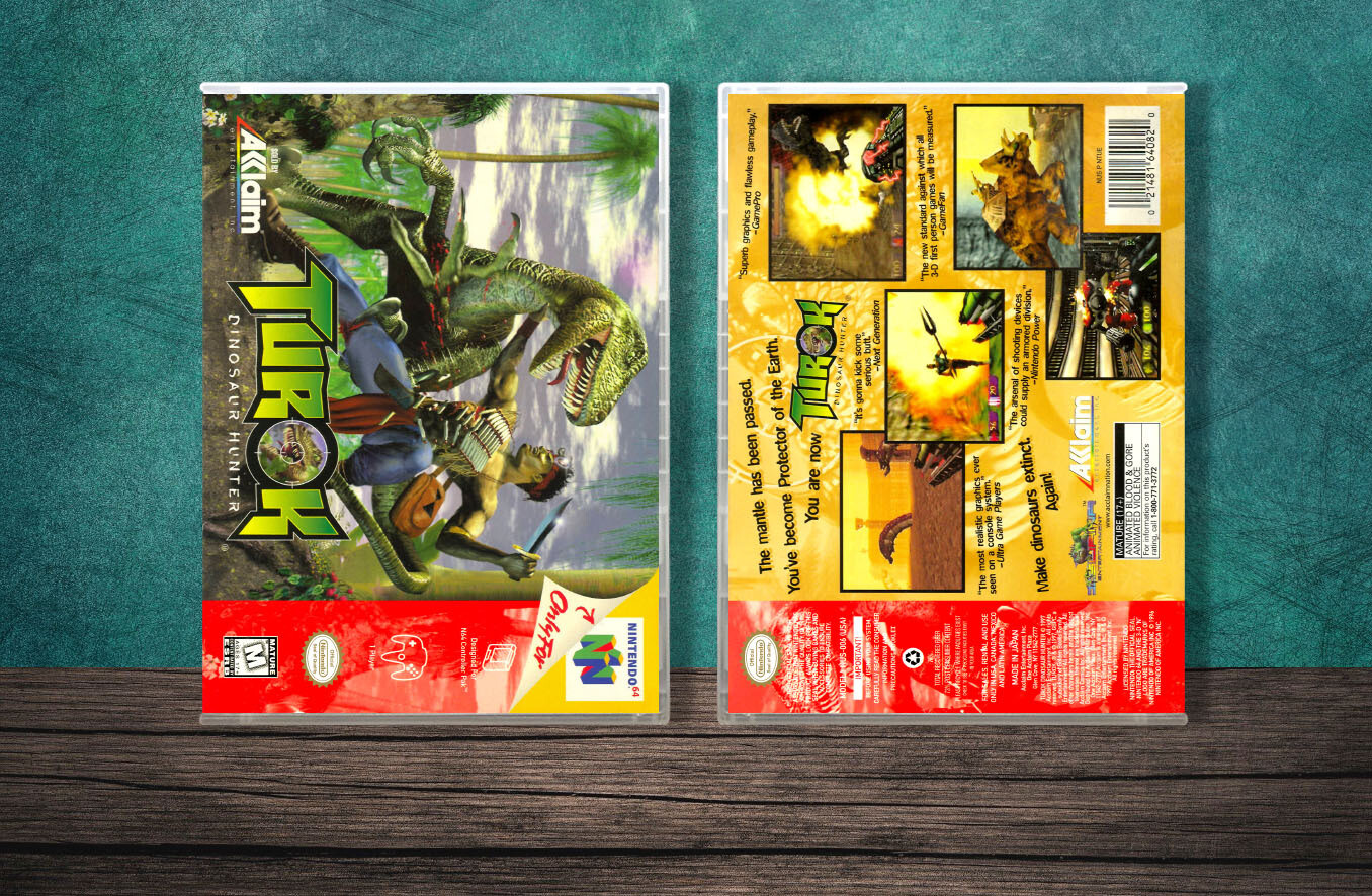 Turok: Dinosaur Hunter, Case Color: CLEAR (Transparent)