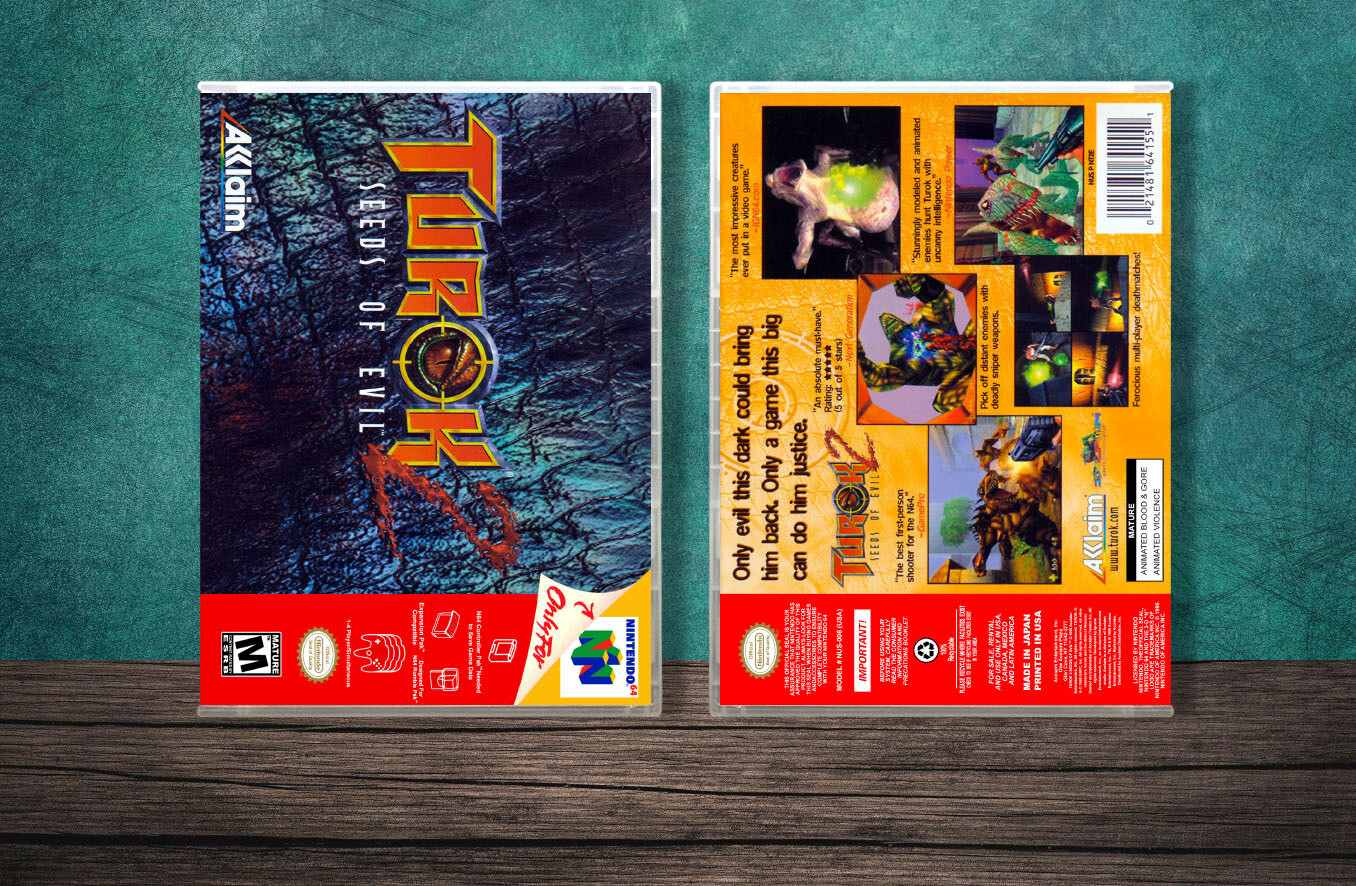 Turok 2: Seeds of Evil, Case Color: CLEAR (Transparent)
