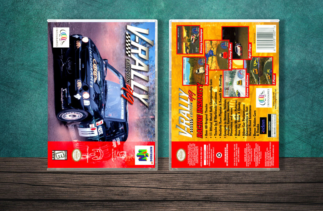V-Rally Edition &#39;99, Case Color: CLEAR (Transparent)