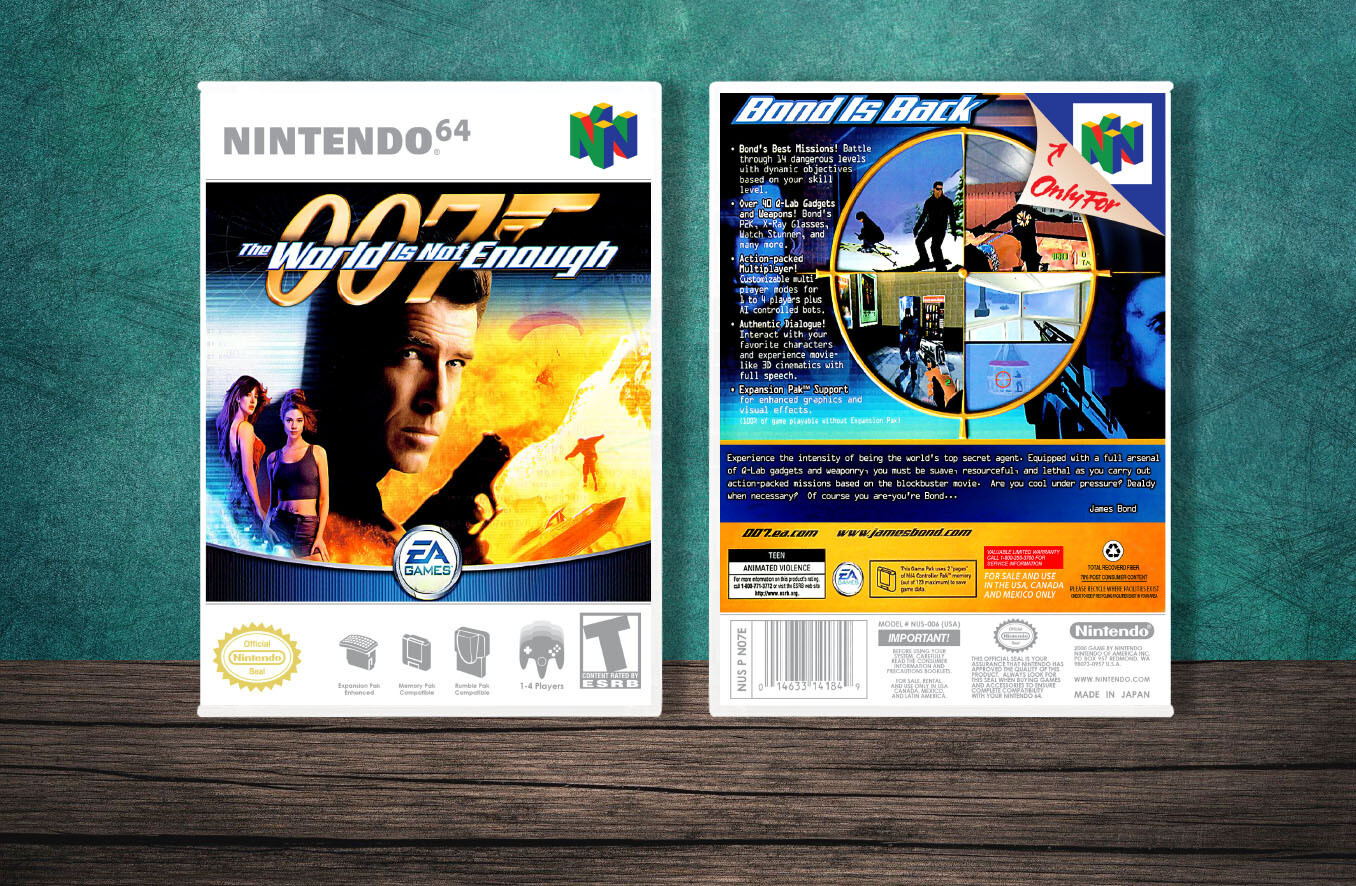 007: The World is not Enough, Case Color: White