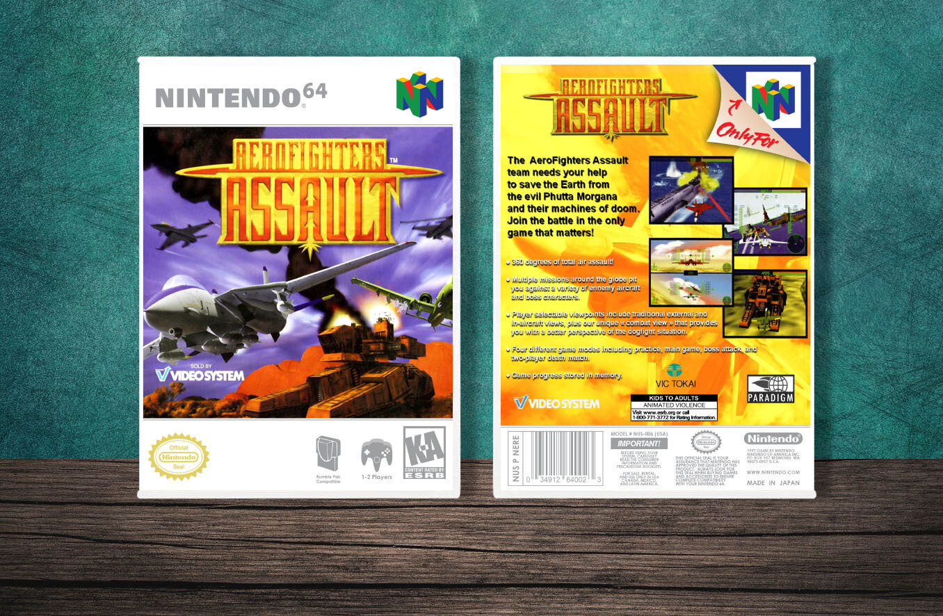 Aero Fighters Assault, Case Color: White