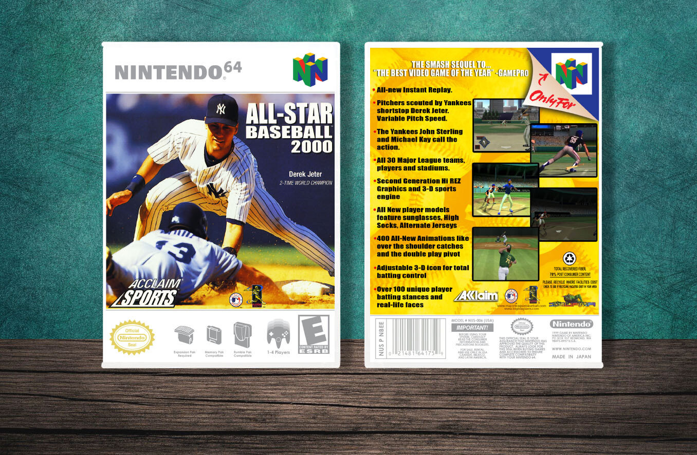 All-Star Baseball 2000, Case Color: White