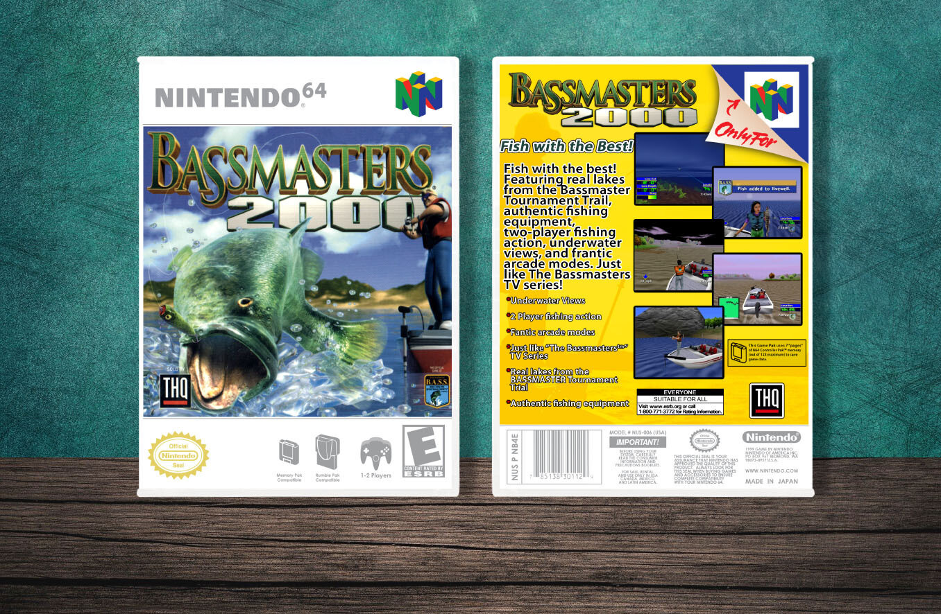 Bass Masters 2000, Case Color: White