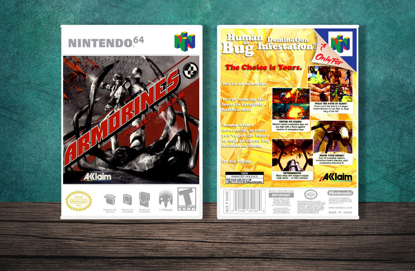 Armorines: Project S.W.A.R.M, Case Color: White