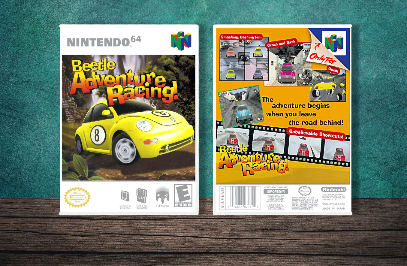 Beetle Adventure Racing, Case Color: White