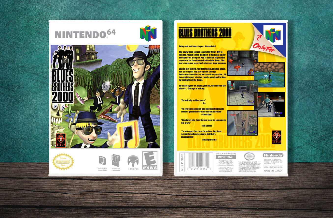 Blues Brothers 2000, Case Color: White