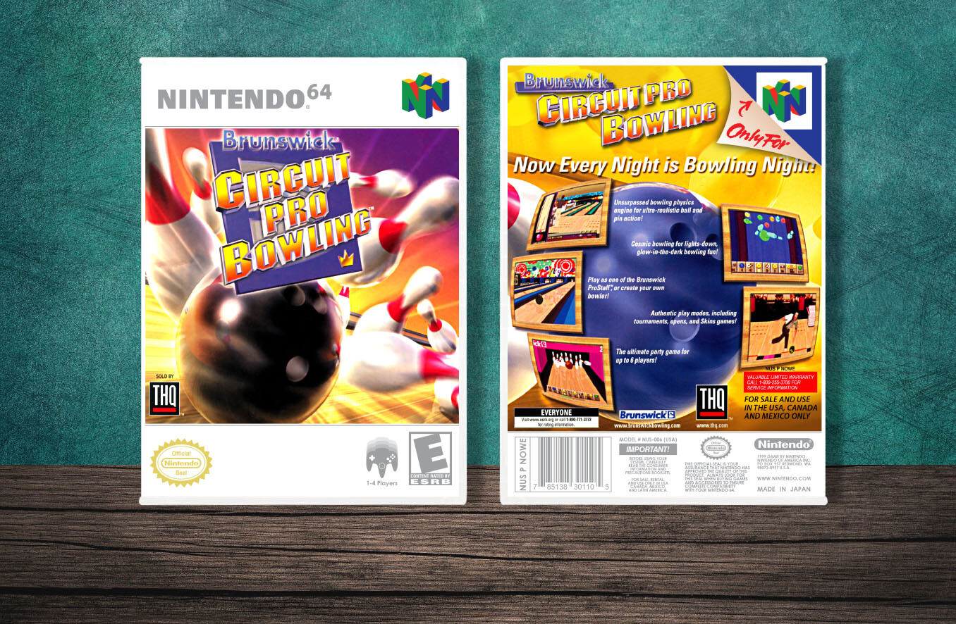 Brunswick Circuit Pro Bowling, Case Color: White