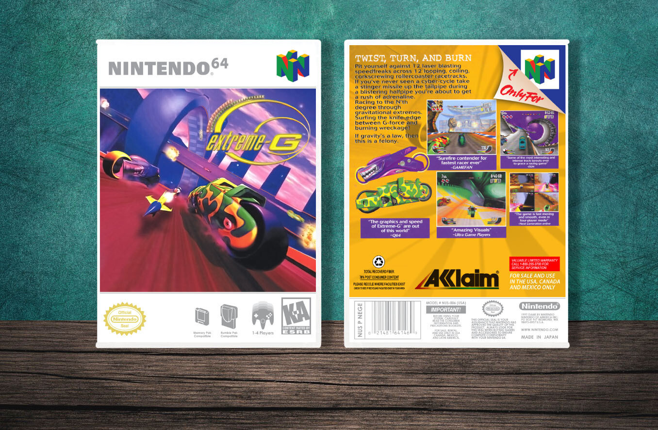 Extreme-G, Case Color: White