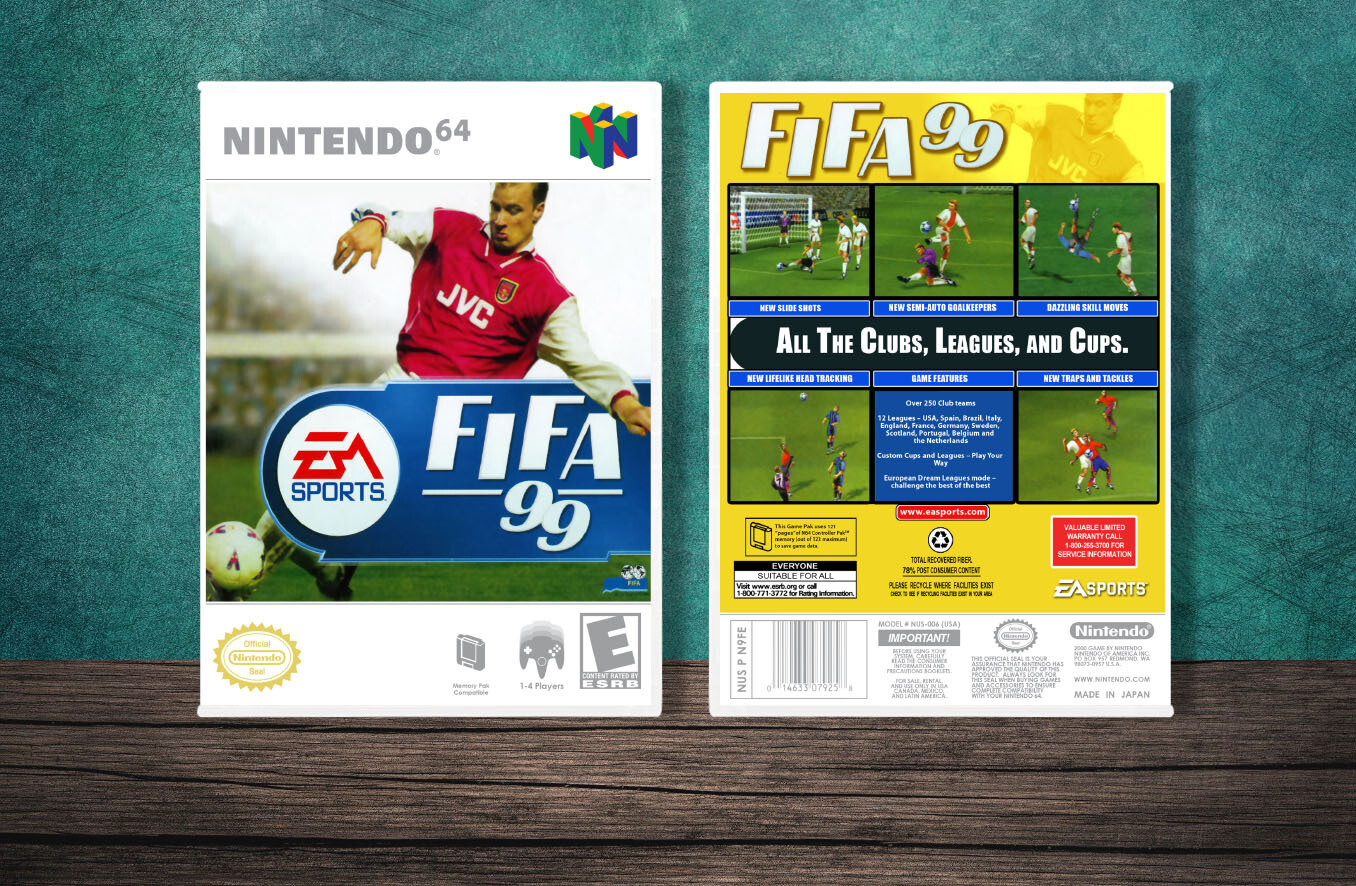 FIFA Soccer '99, Case Color: White