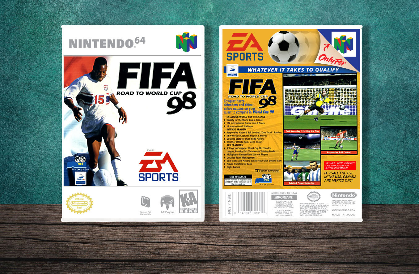 FIFA Road to the World Cup &#39;98, Case Color: White