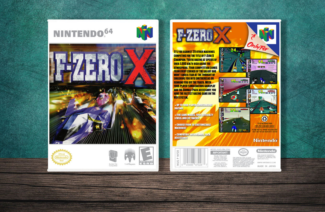 F-Zero X, Case Color: White