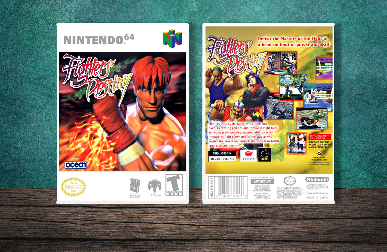 Fighter's Destiny, Case Color: White