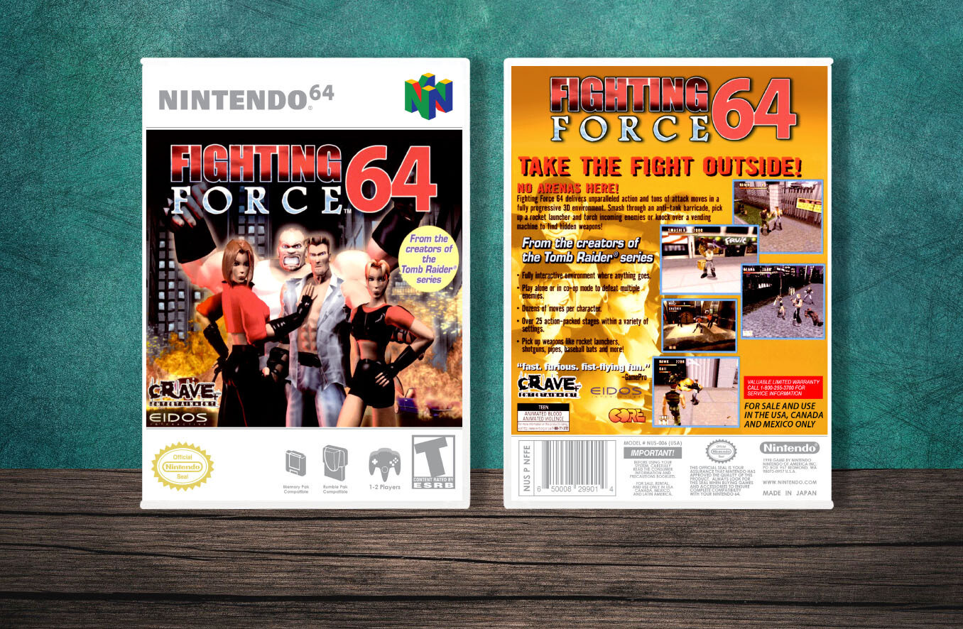 Fighting Force 64, Case Color: White