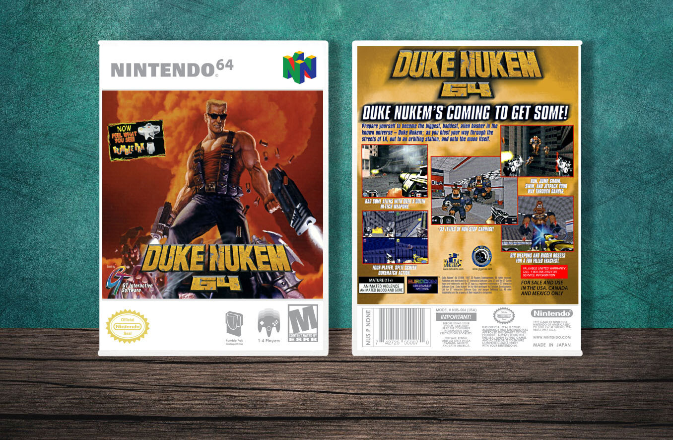 Duke Nukem 64, Case Color: White