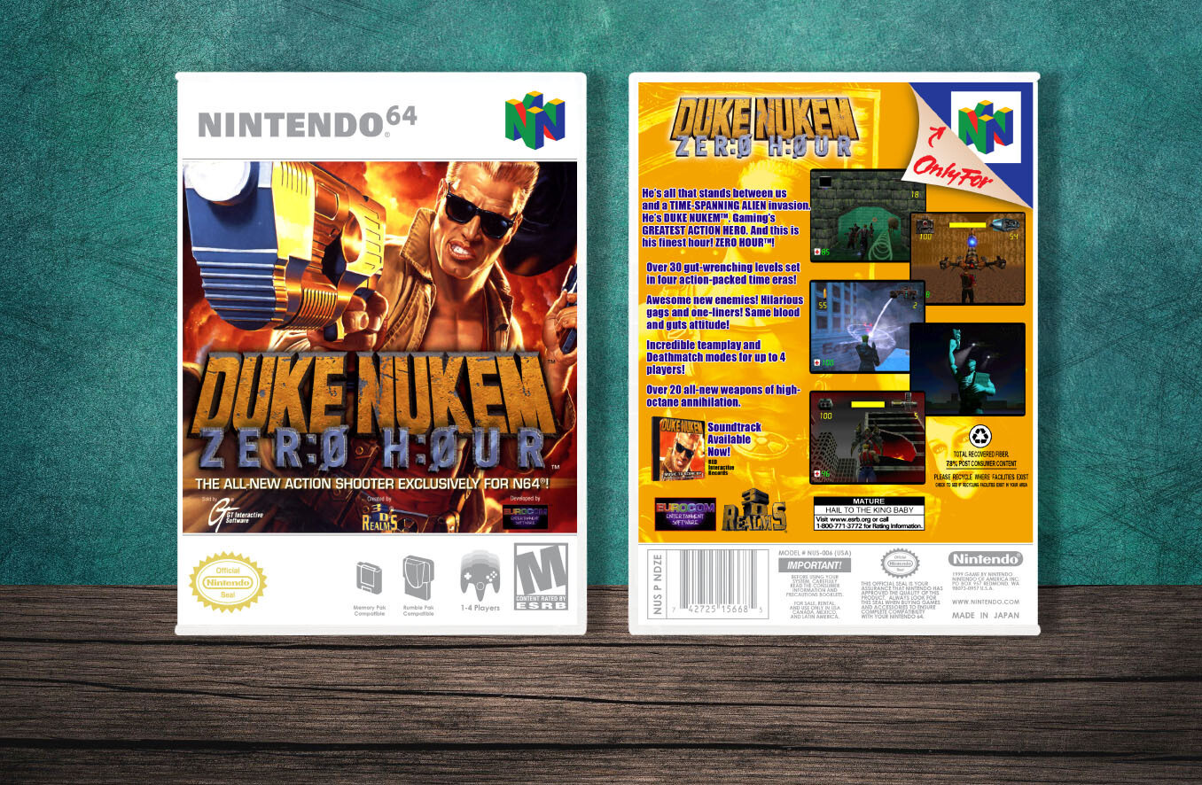 Duke Nukem: Zero Hour, Case Color: White