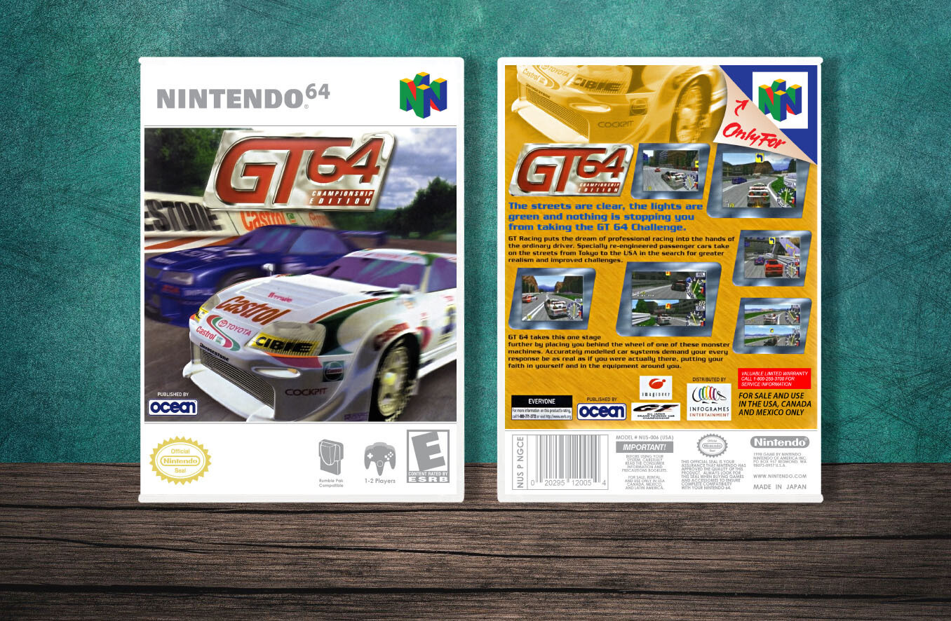 GT64: Championship Edition, Case Color: White
