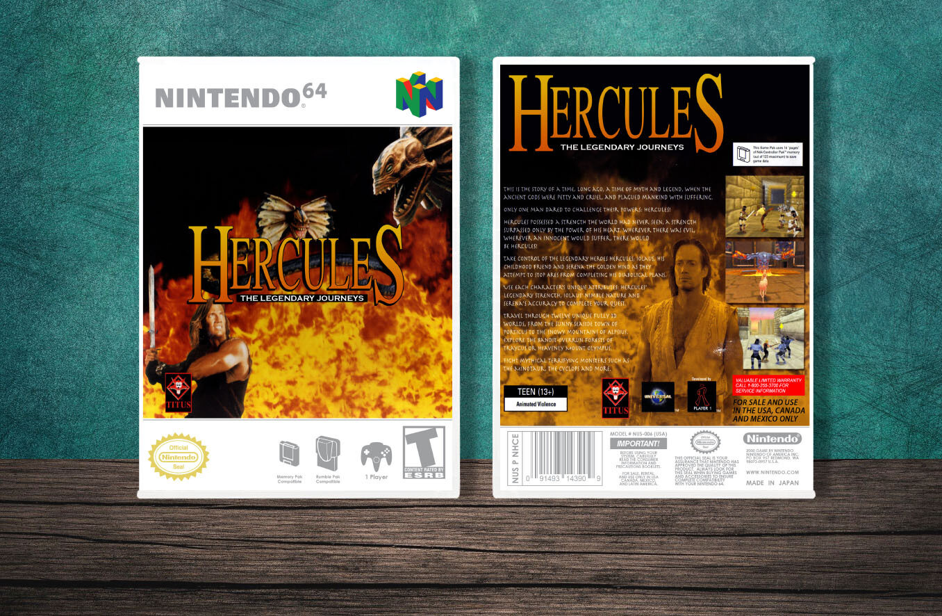 Hercules: The Legendary Journeys, Case Color: White