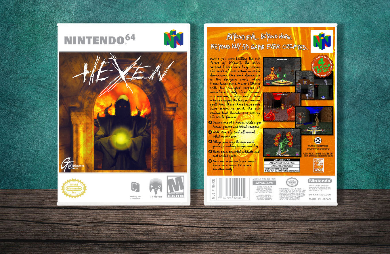 Hexen, Case Color: White