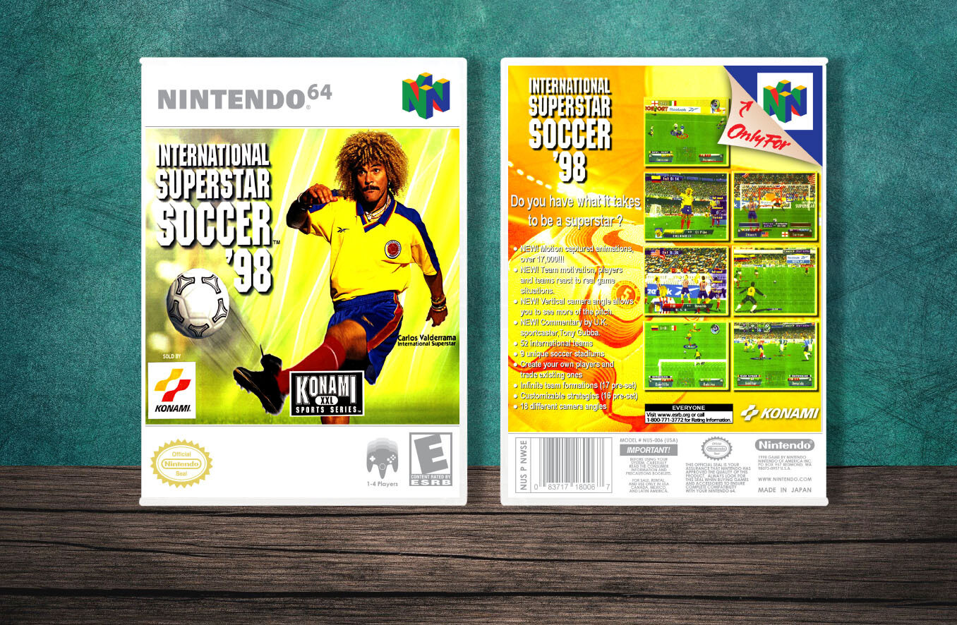 International Superstar Soccer '98, Case Color: White