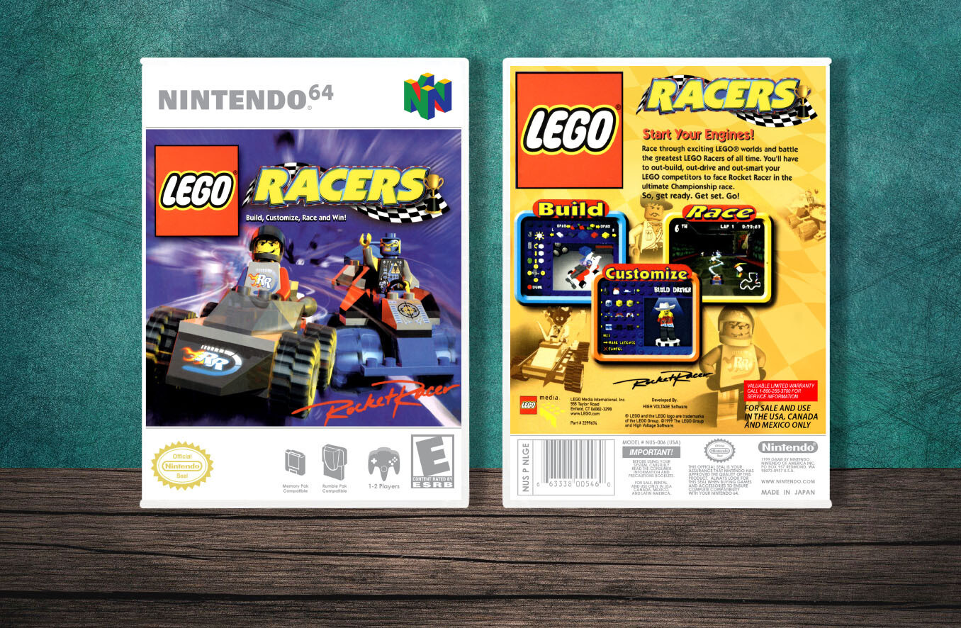 LEGO Racers - N64 Video Game Case