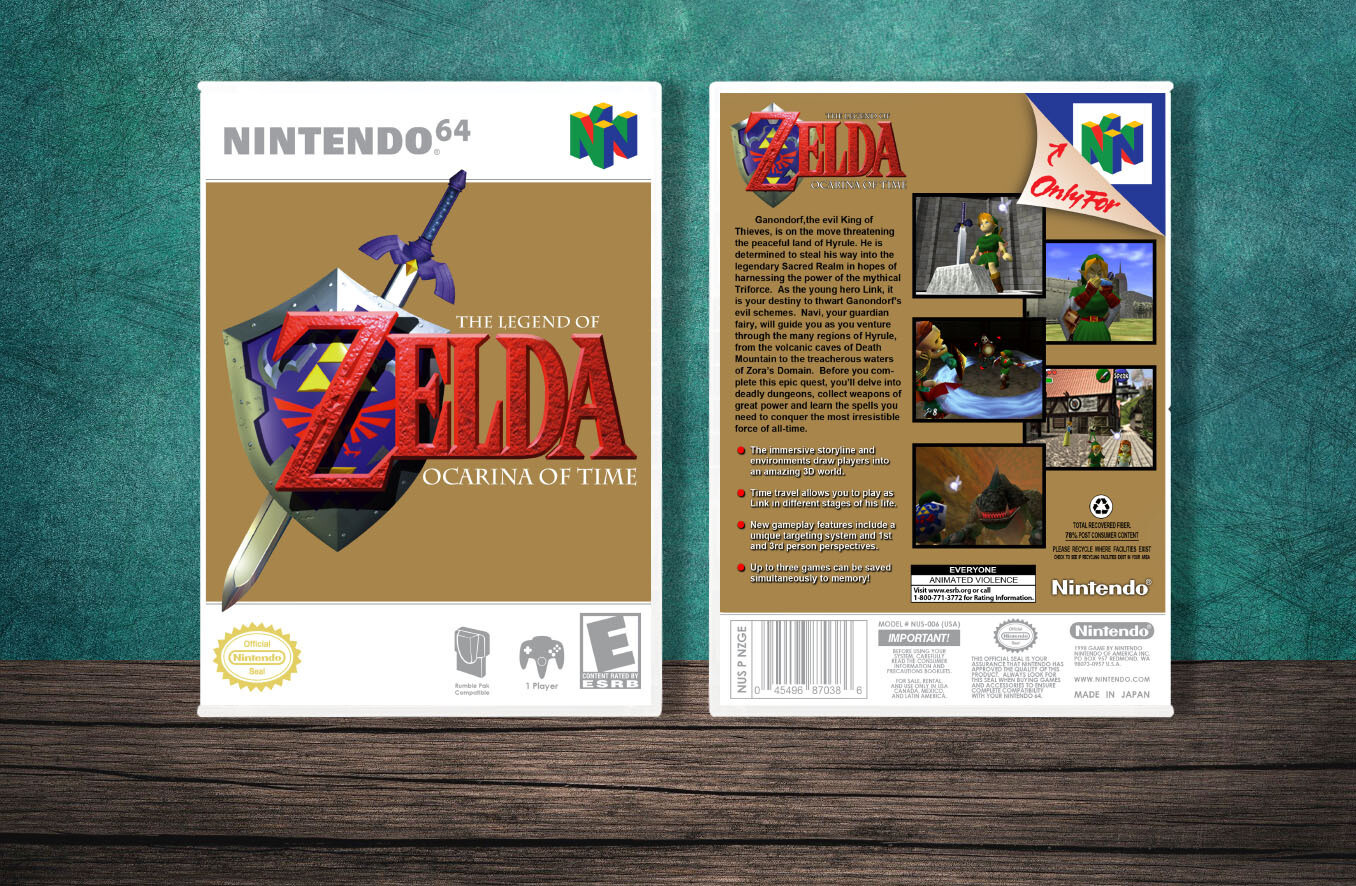 Legend of Zelda: Ocarina of Time, The, Case Color: White