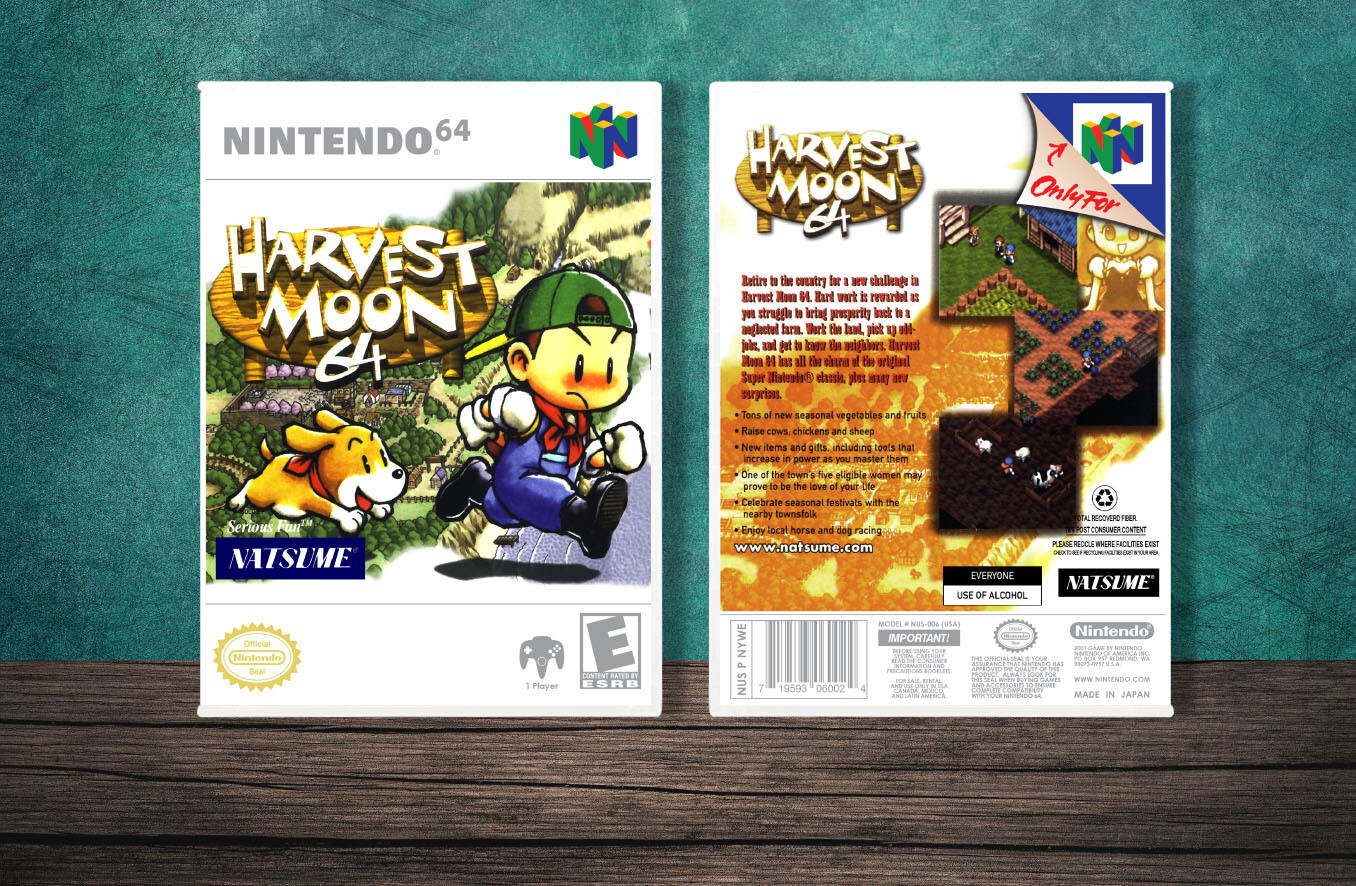 Harvest Moon 64, Case Color: White