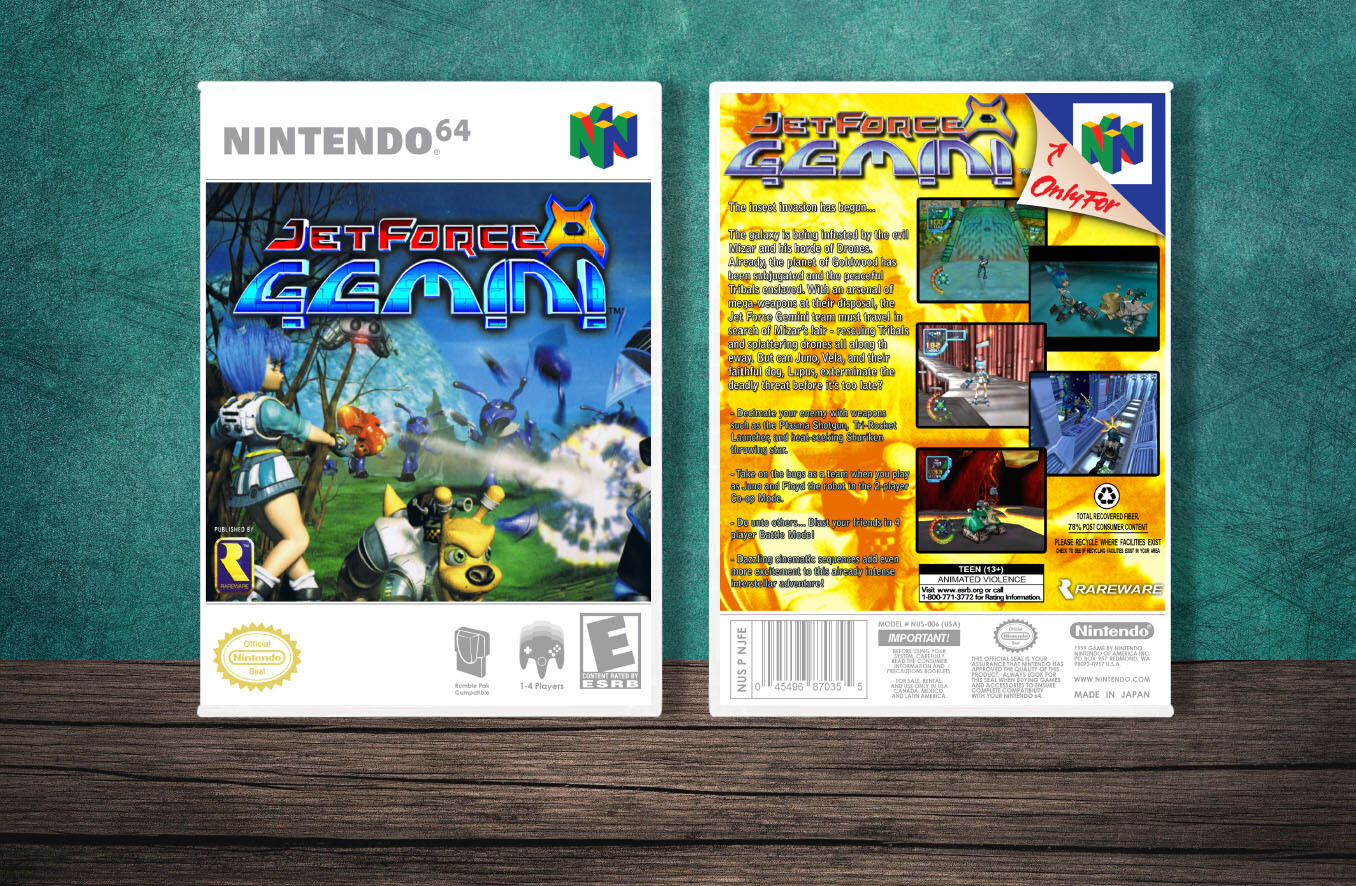 Jet Force Gemini, Case Color: White