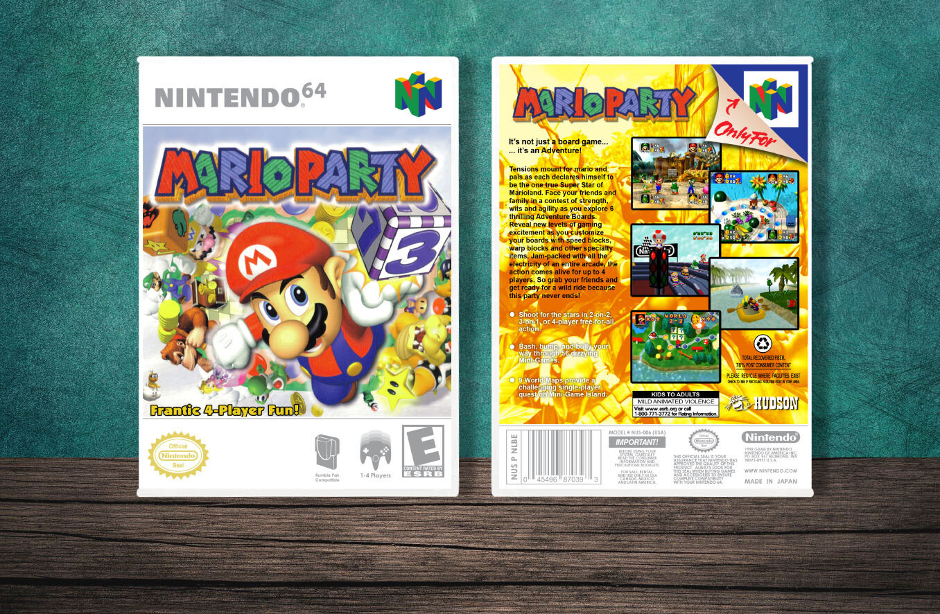 Mario Party, Case Color: White