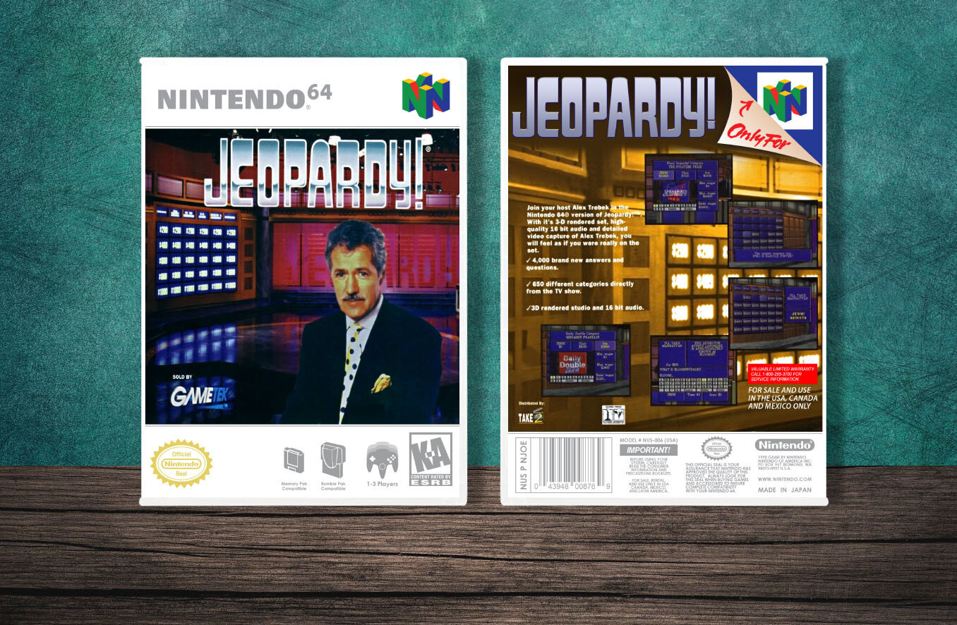 Jeopardy!, Case Color: White