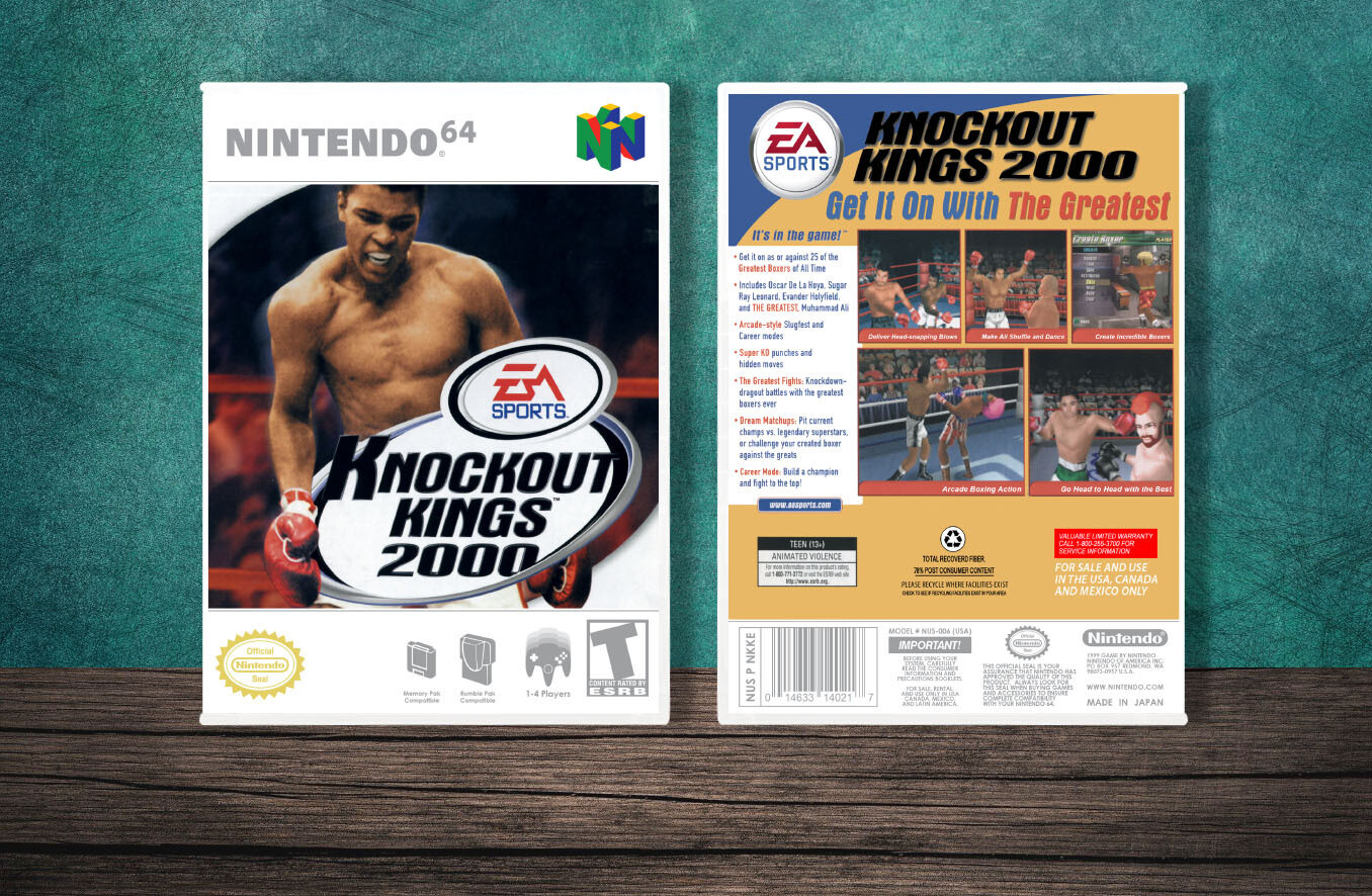 Knockout Kings 2000, Case Color: White