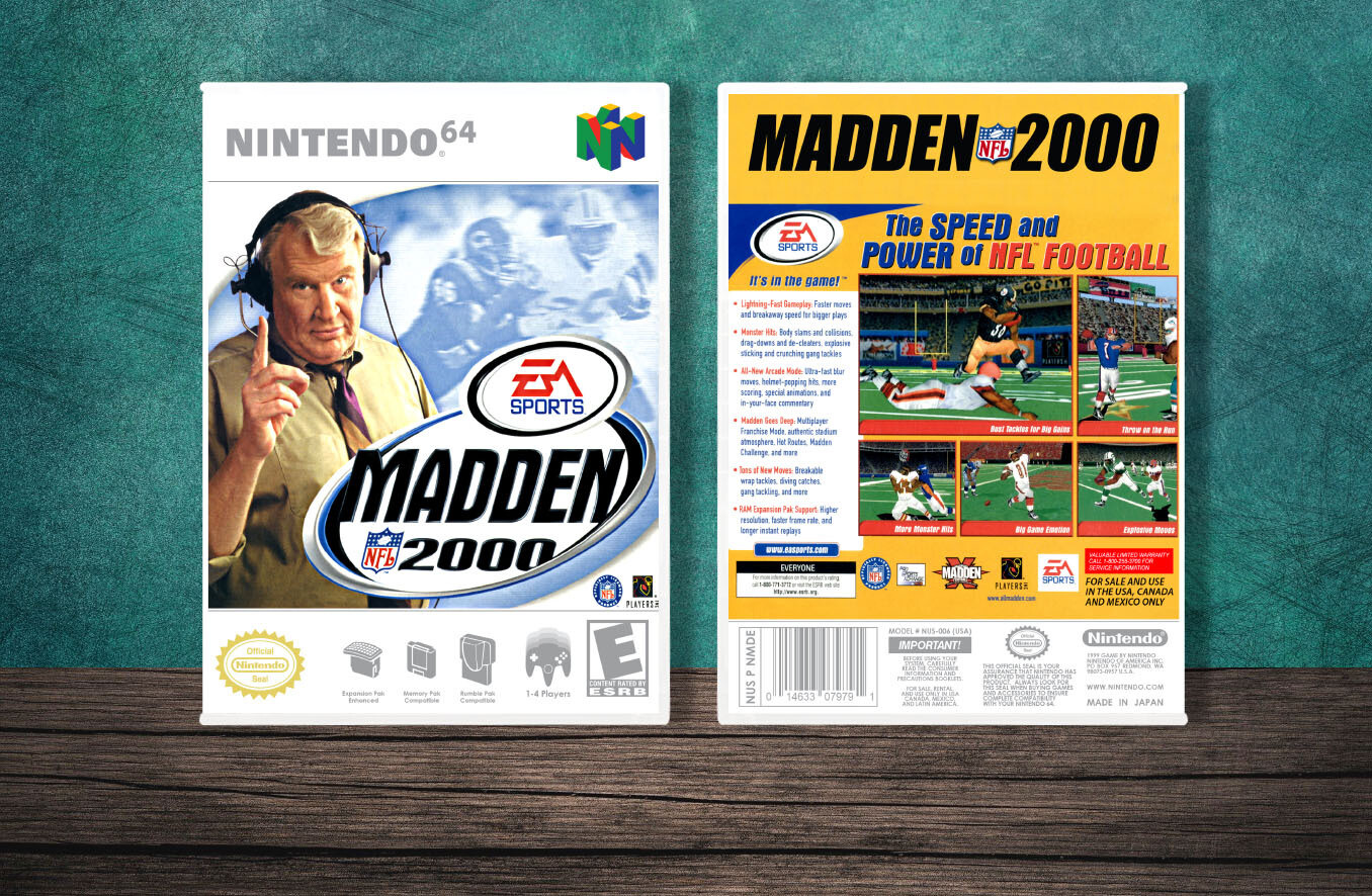Madden 2000, Case Color: White
